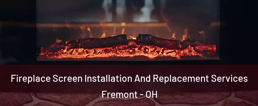 Fireplace Screen Installation And Replacement Services Fremont - OH