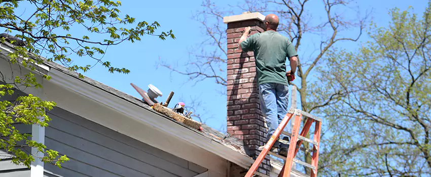 Vinyl and PVC Chimney Flashing Installation in Fremont, OH