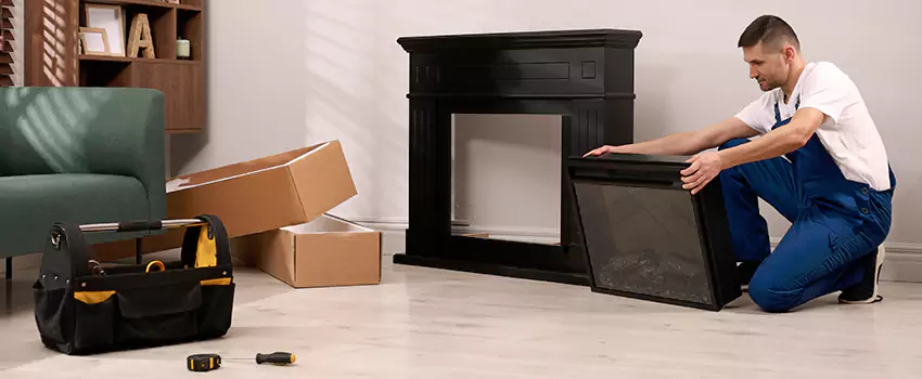 Old Rusted Metal Fireplace Repair And Replacement in Fremont, OH